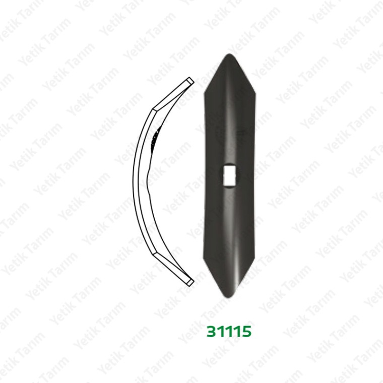 Kültivatör Yılan Dili 6 mm Uzun